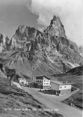 Cartolina passo rolle cimone - cartolina,